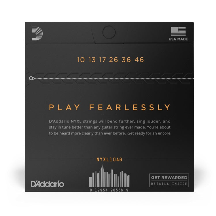 D'Addario - NYXL 10-46 Electric Nickel Plated Steel - Regular Light