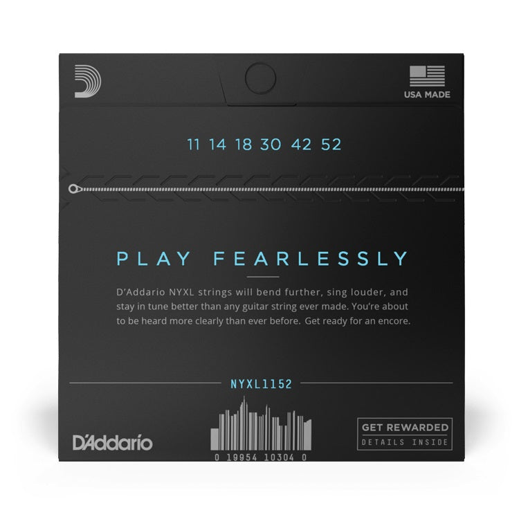 D'Addario - NYXL 11-52 Electric Nickel Plated Steel - Medium/Heavy