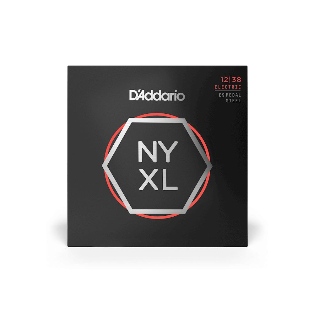 D'Addario - 12-38 E9 Pedal Steel Guitar Strings - Custom Medium #NYXL1238PS