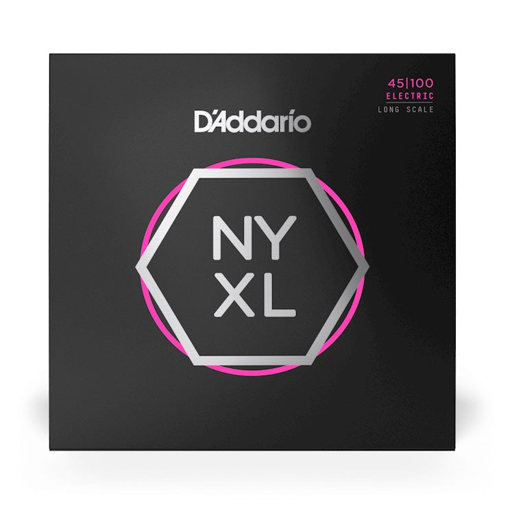 D'Addario - NYXL 45-100 Long Scale Bass Nickel Plated Steel - Regular Light