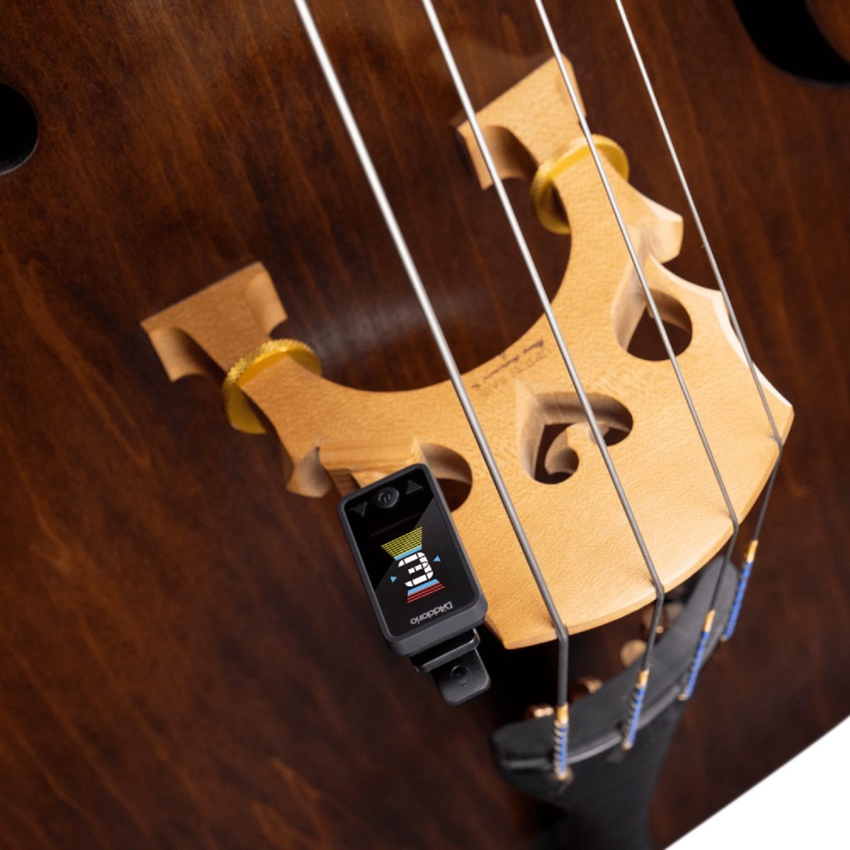 D'Addario -PWCT17CBK - Eclipse Tuner for Cello/Bass On Bridge