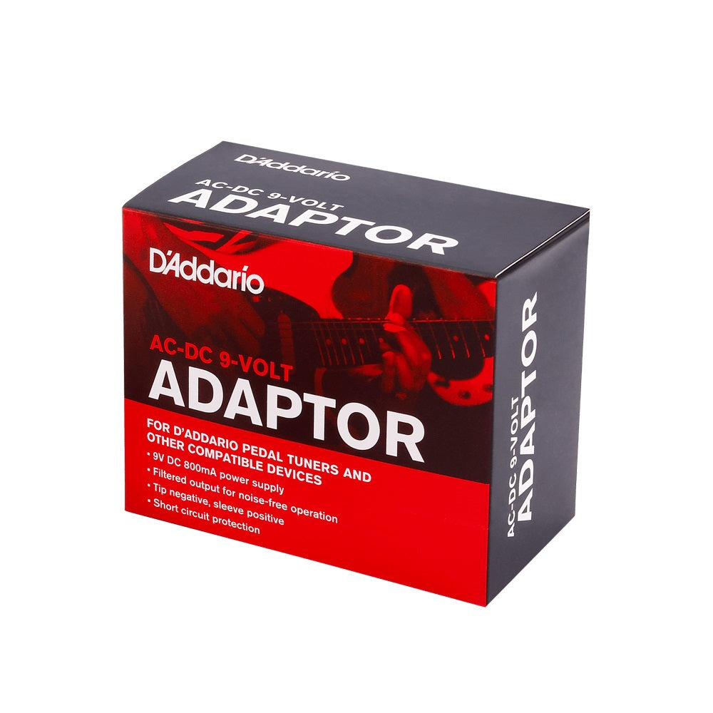 D'Addario - 9-Volt 800mA Power Adaptor 2.1mm Barrel Plug #PW-CT-9V