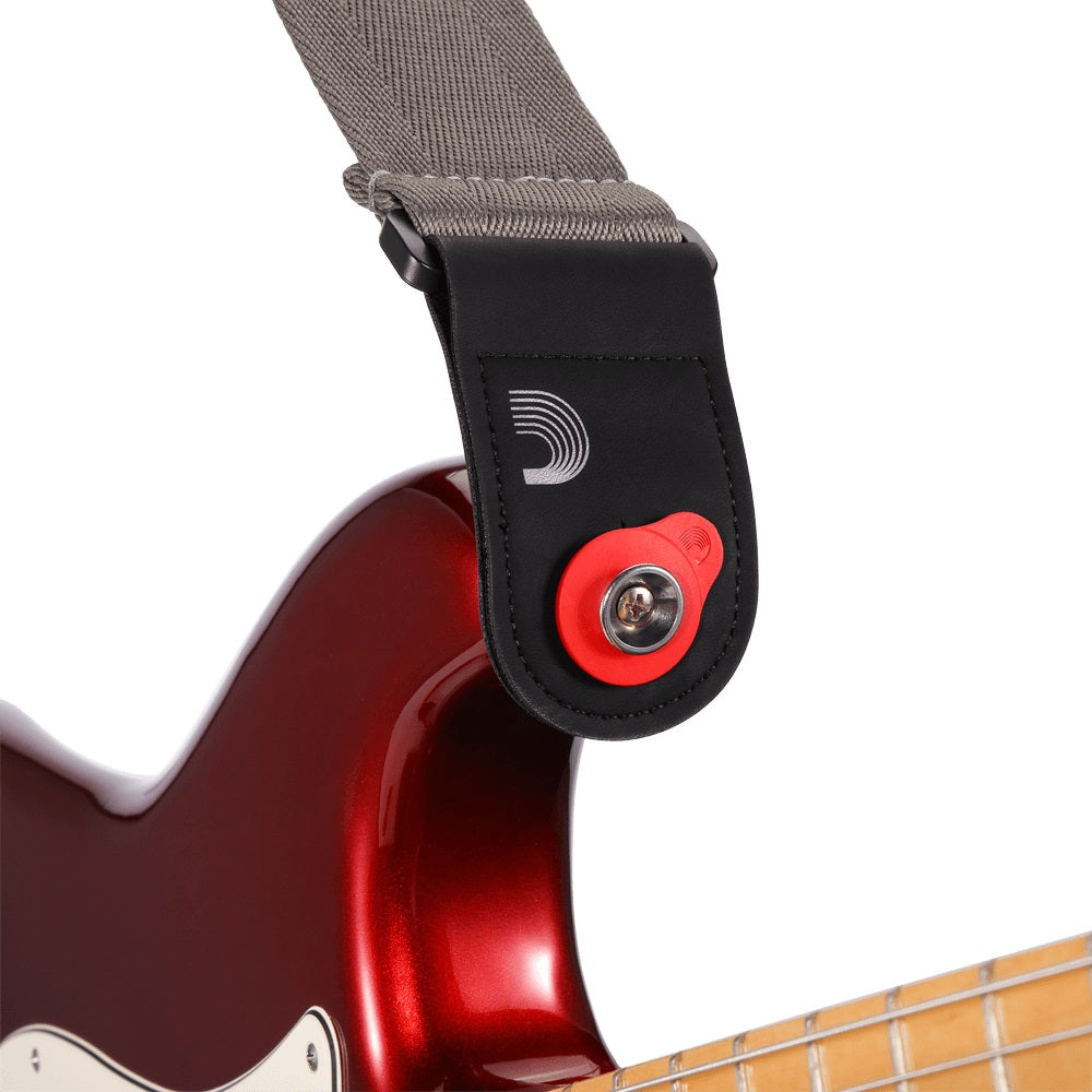 D'Addario - Red Flex Lock Strap Block #PW-FLSB-04RD