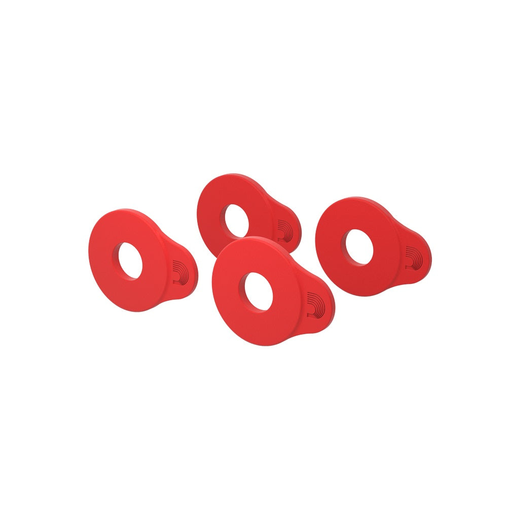 D'Addario - Red Flex Lock Strap Block #PW-FLSB-04RD