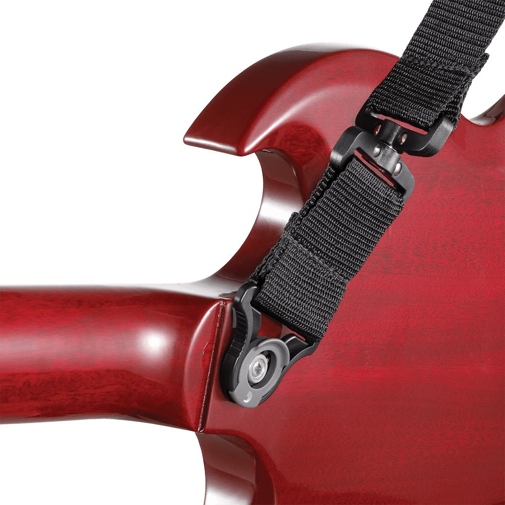 D'Addario - Auto Lock Swivel Black Strap - PWSALSV00