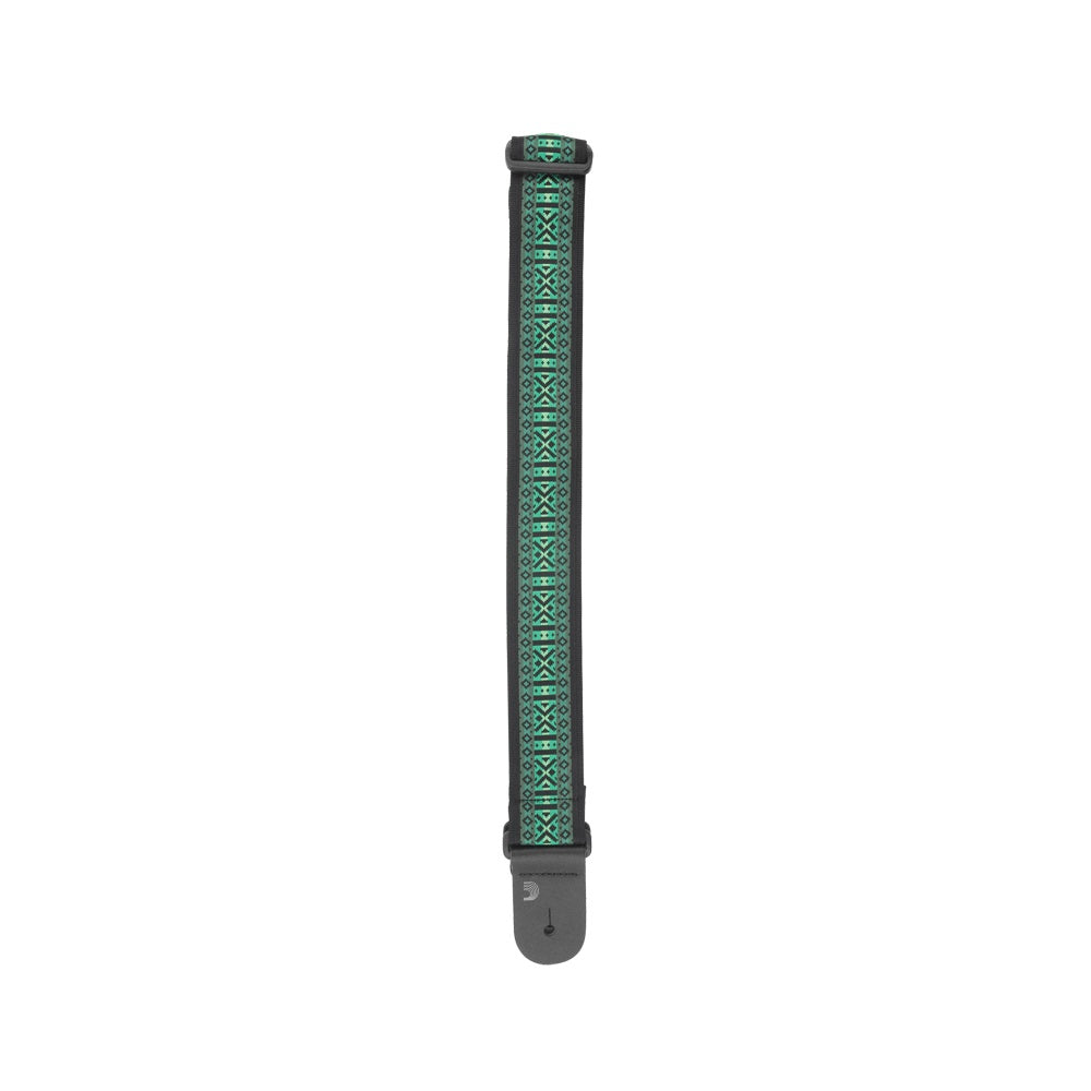 D'Addario - Nylon Woven Guitar Strap - Monterey Green #T20W1422