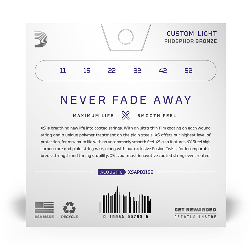 D’Addario XSAPB1152 back