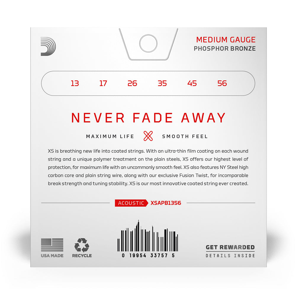 D’Addario XSAPB1356 back