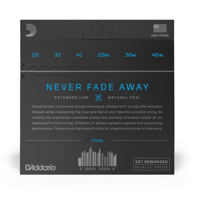 D'Addario - Hard Tension Coated Classical Guitar Strings - XTC46
