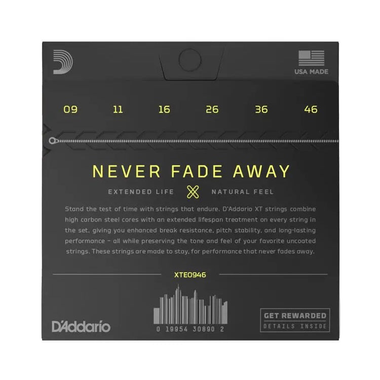 D'Addario - 9-46 XT Electric Nickel Plated Steel - Super Light/Regular XTE0946