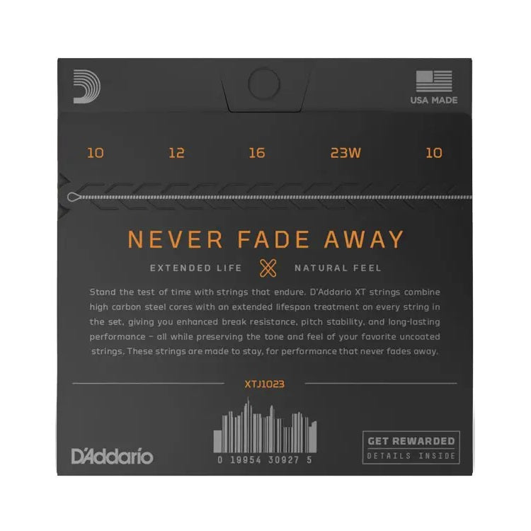 D'Addario - 5-String 10-23 XT Banjo Nickel Plated Steel - Medium XTJ1023