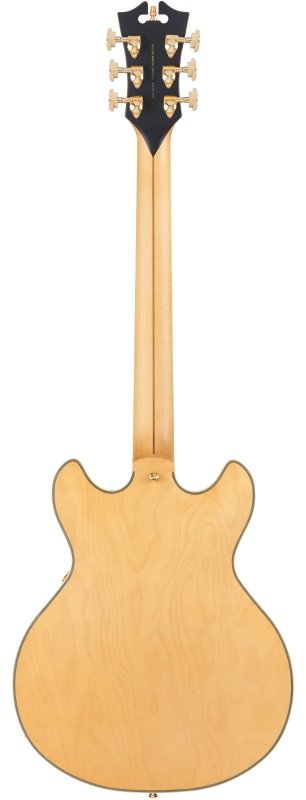 D'Angelico - Deluxe Mini DC Electric Guitar, Satin Honey #DADMINIDCSHNGS