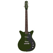 Danelectro - D59BO-GN 59 Black Out Semi Hollow-Body Electric Guitar - Green Envy