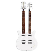 Danelectro - Doubleneck 6/12 Electric Guitar White Pearl