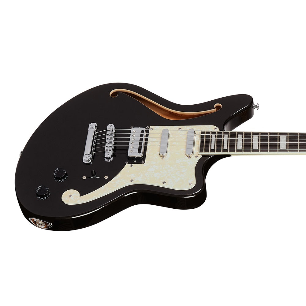 D'Angelico - Premier Bedford SH Stopbar - Black Flake DAPBEDSHBLFCS