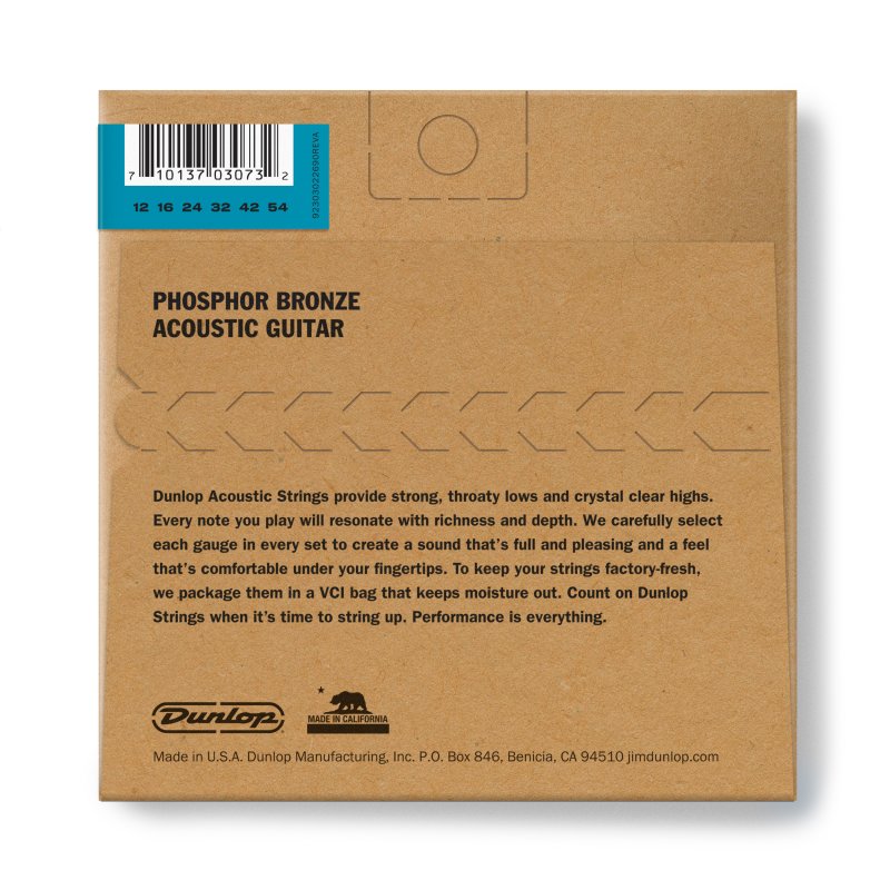 Dunlop - Phosphor Bronze Acoustic Strings Light #DAP1254