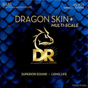 DR - DRAGON SKIN+ Coated Quantum Nickel 4-String Electric Bass Strings, Medium Multi-Scale (45-105) #DBQM-45