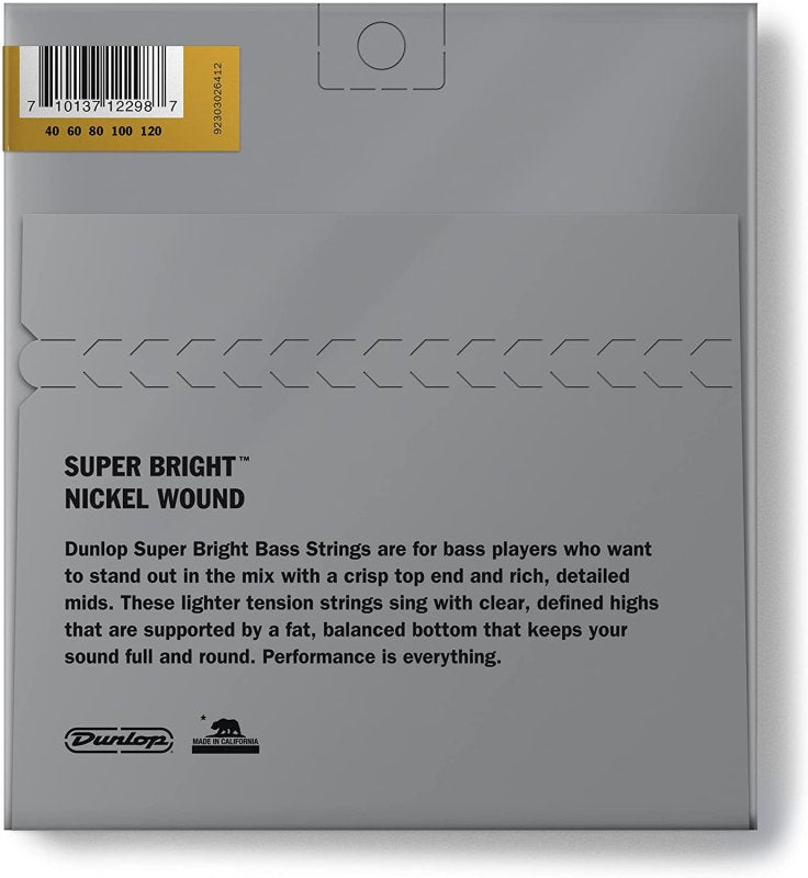 Dunlop - Super Bright Short Scale Bass 5-Strings Set (40-120) #DBSBN40120S