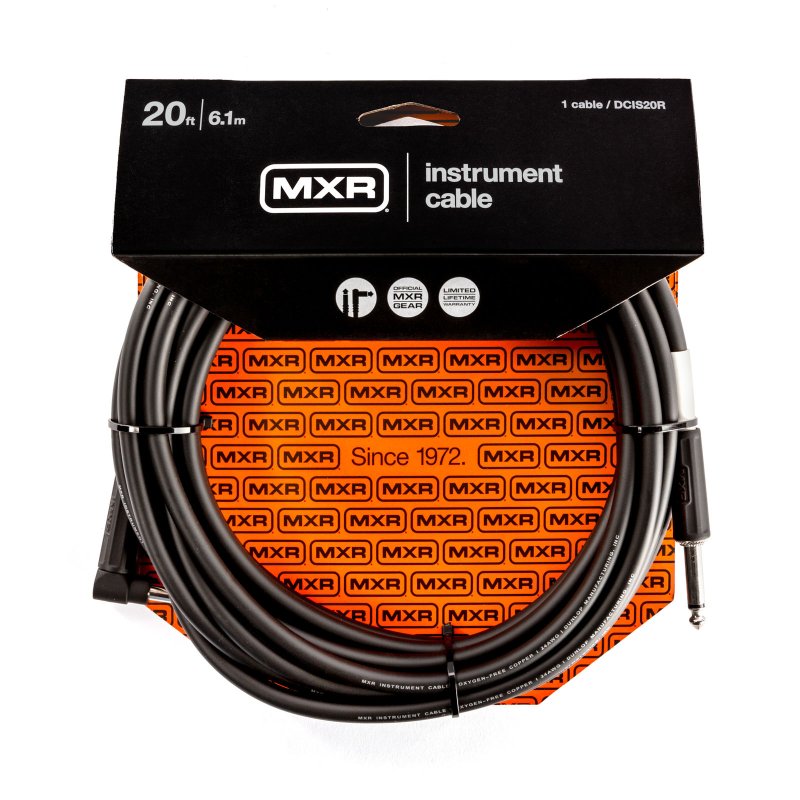 MXR - MXR 20 Ft Standard Instrument Cable, Right / Straight #DCIS20R