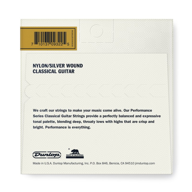 Dunlop - Nylon Classical Guitar Strings, Medium #DCV100NS