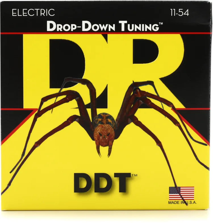 DR - Drop-Down Tuning Nickel Plated Steel Electric Guitar Strings, Heavy, 3 Pack (.011-.054) #DDT-11-3PK