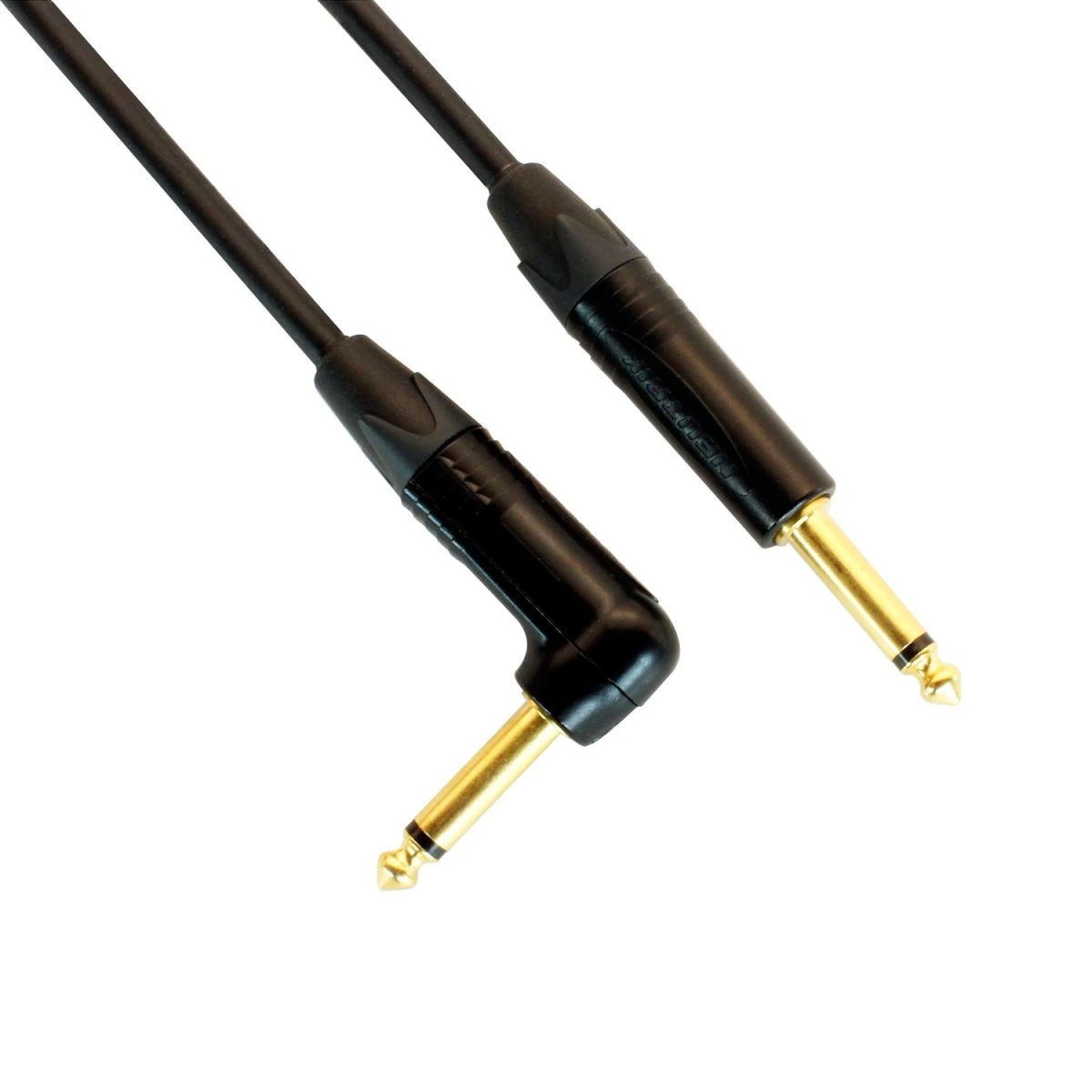 Digiflex - CGP-10-BLACK 10' Instrument Cable Angle / Straight Tips