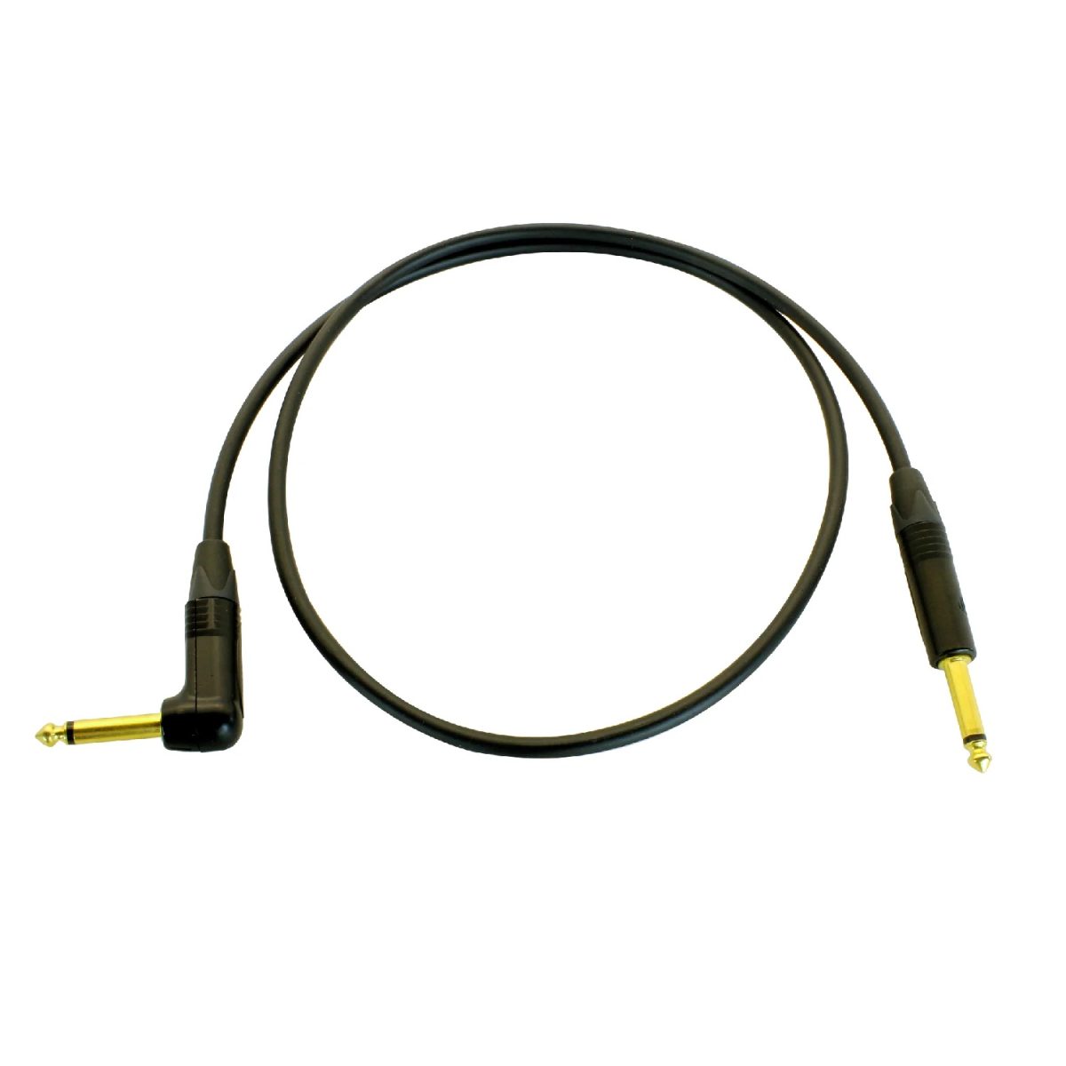 Digiflex - CGP-10-BLACK 10' Instrument Cable Angle / Straight