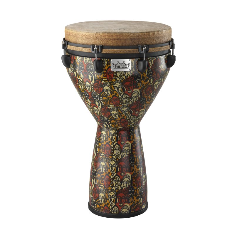 Remo - Mondo™ Djembe Drum - Multi-Mask, 14" #DJ-0014-LM