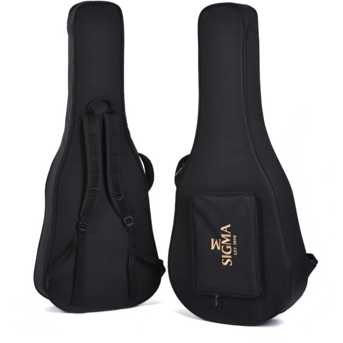 Sigma - Dreadnought Acoustic Guitar With Gig Bag, Natural #DM-18
