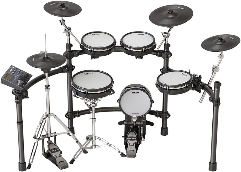 NUX - 5-Piece Professional Digital Electronic Drum Set With Mesh Head #DM-8