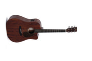 Sigma - Dreadnought Acoustic Electric Guitar, Natural #DMC-15E+