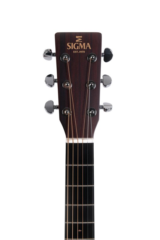 Sigma - Dreadnought Acoustic Electric Guitar, Natural #DMC-15E+