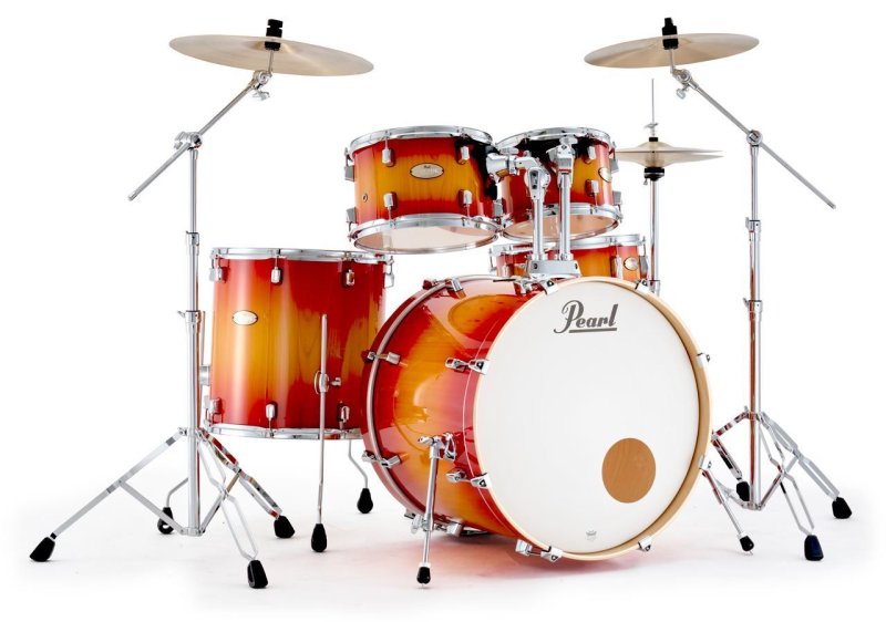 Pearl - Decade Maple Artisan Series 5 Piece Drum Set, Sunset Pine Burst #DMPA925SPC870