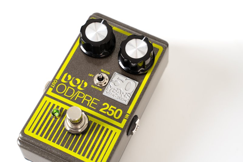 DOD - 50th Anniversary Edition Overdrive Preamp 250 Pedal With True Bypass and LED #DOD250-50TH