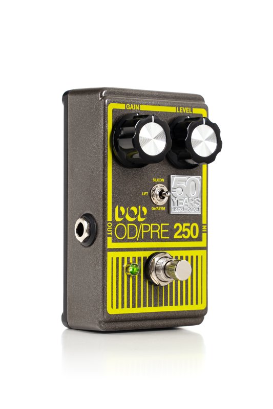 DOD - 50th Anniversary Edition Overdrive Preamp 250 Pedal With True Bypass and LED #DOD250-50TH