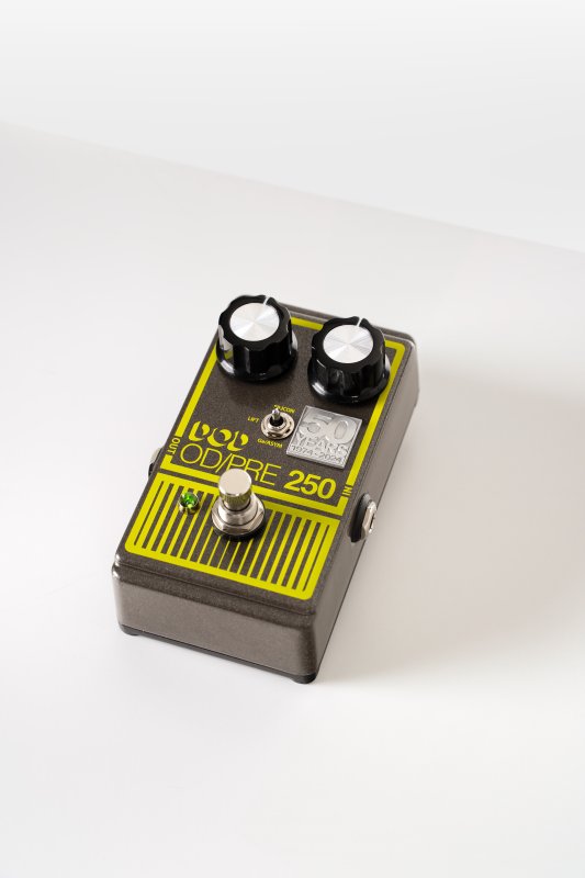 DOD - 50th Anniversary Edition Overdrive Preamp 250 Pedal With True Bypass and LED #DOD250-50TH
