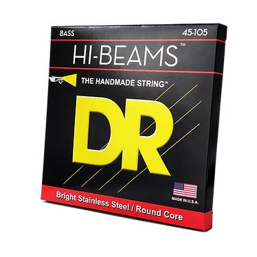 DR Strings - 45-105 Hi-Beams Stainless Steel Bass String - Medium #MR-45