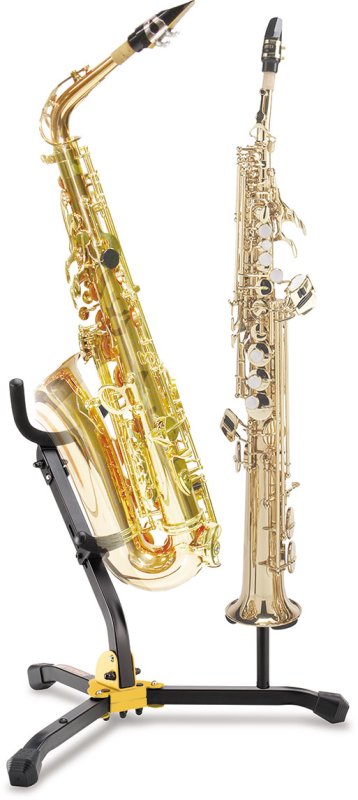 Hercules Stands - Alto / Tenor saxophone and Soprano saxophone Stand w/ Bag #DS533BB