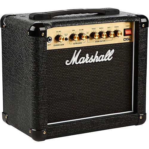Marshall - 1-watt Tube Guitar Combo Amplifier with 2 Channels, High/Low Power Modes, Speaker-emulated Line Out #DSL1CR