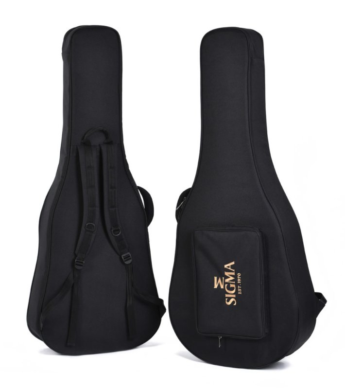 Sigma - Dreadnought Acoustic Guitar With Gig Bag, Natural #DT-41