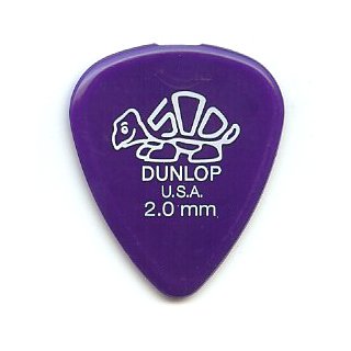 Dunlop – 2.00mm Delrin 500 10 Pack Standard Pick – 41R200
