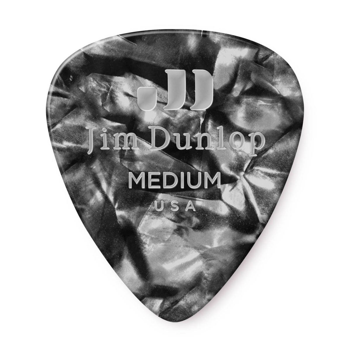 Dunlop - Black Pearl Pearloid Medium - 12 Pack