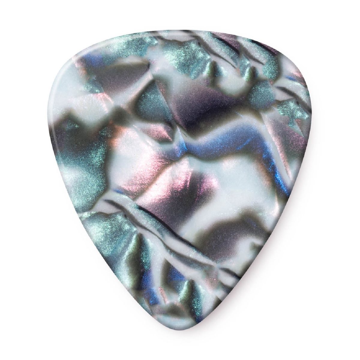 Dunlop - Heavy Celluloid Abalone Pick - 12 Pack Pick Back