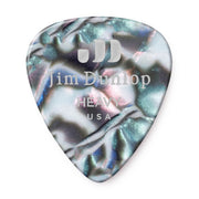 Dunlop - Heavy Celluloid Abalone Pick - 12 Pack Pick Front