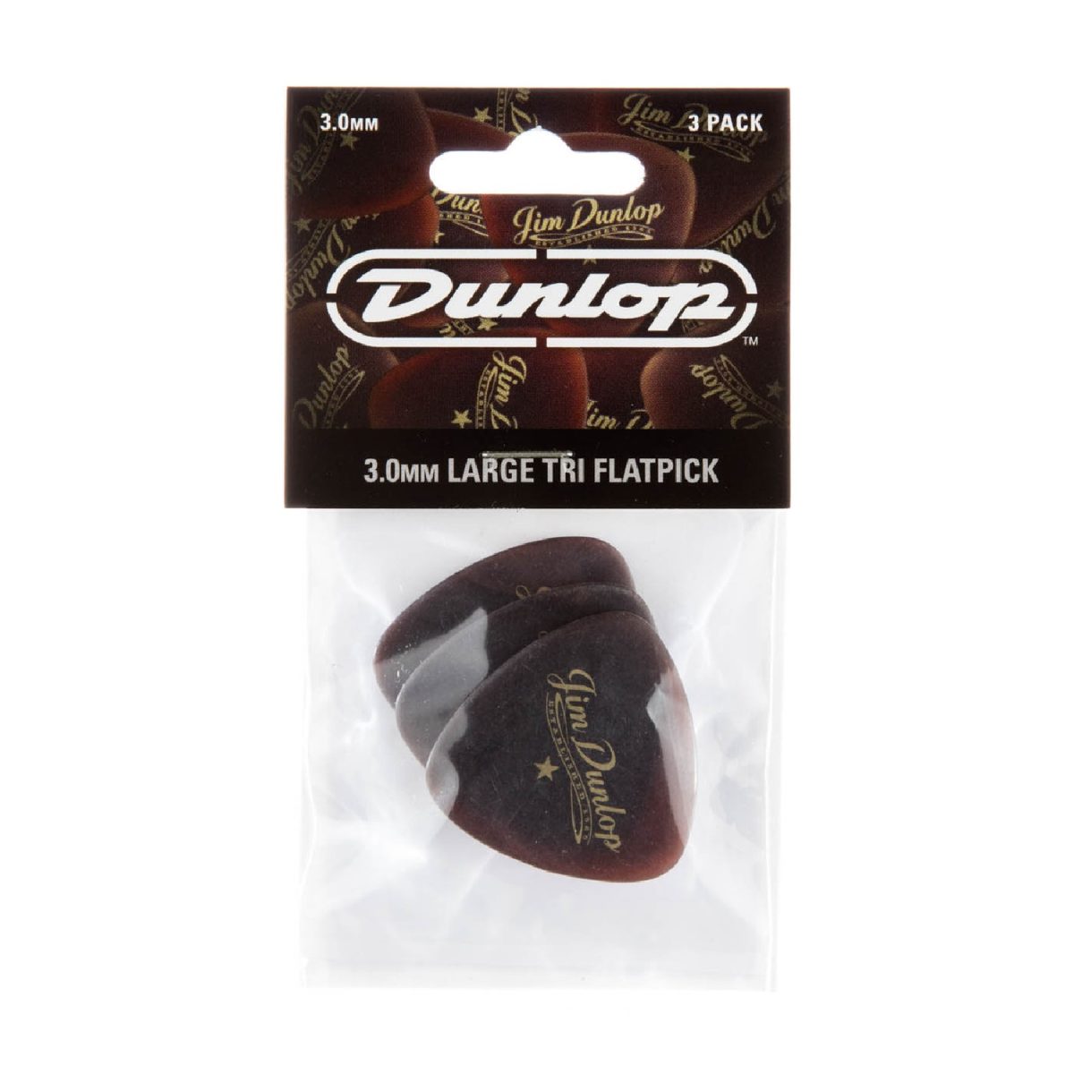 Dunlop - 3.0mm Americana Large Triangle Pick - 494P102 Pack