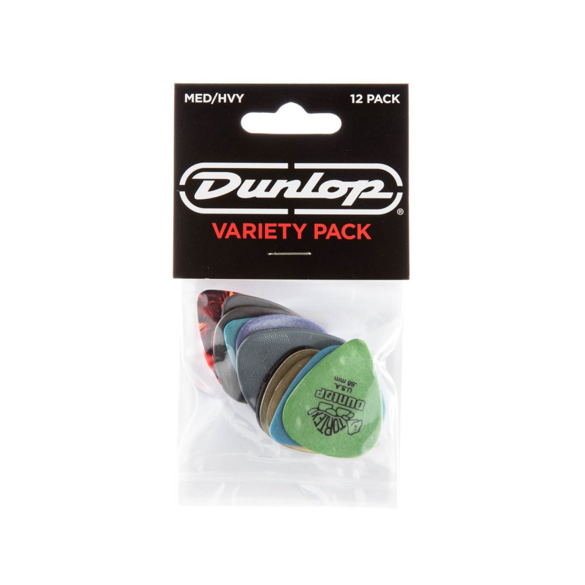 Dunlop - Guitar Pick Md/HV - Varietty Pack 12