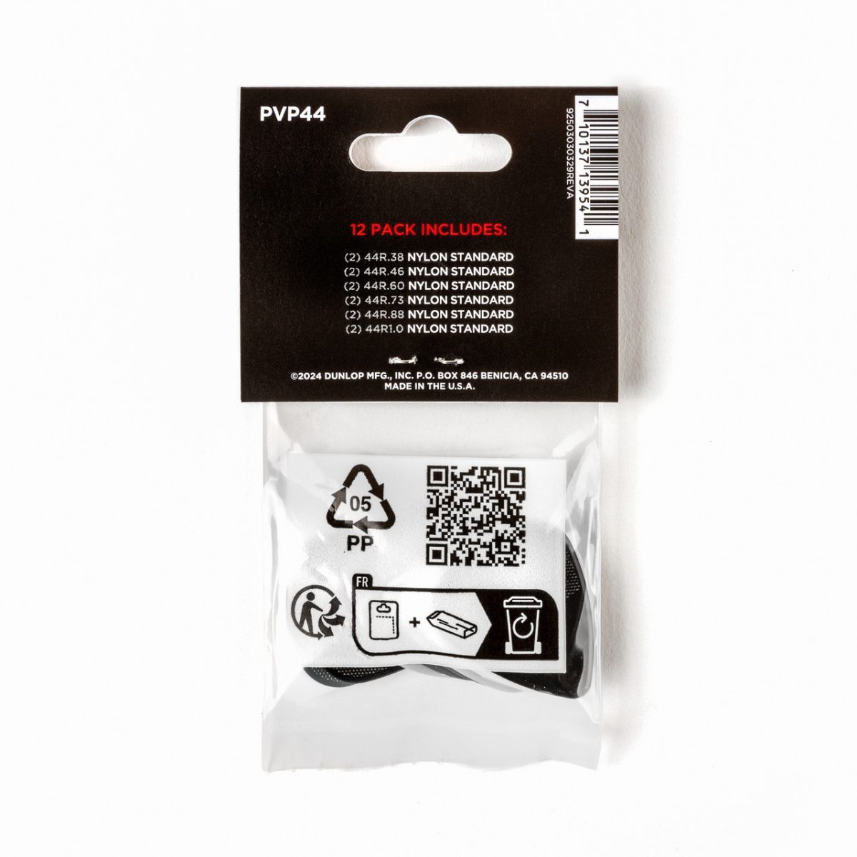 Dunlop - Nylon Standard Pick Variety Pack - 12 Pack #PVP44