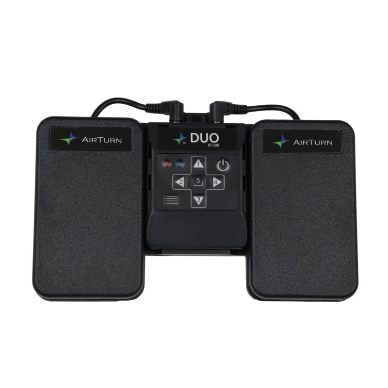 AirTurn - Dual Wireless Pedal Controller With Removable Bluetooth 5 Remote #DUO500
