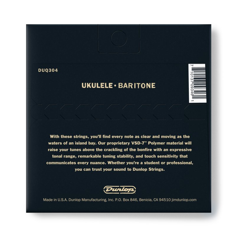 Dunlop - UKULELE BARITONE 4/SET (.026 - .036 - .030w - .035w) #DUQ304