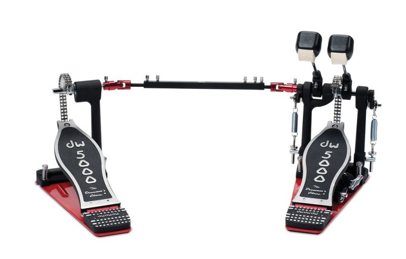 DW Drums - 5000 Series Turbo Double Bass Drum Pedal With Bag #DWCP5002TD4